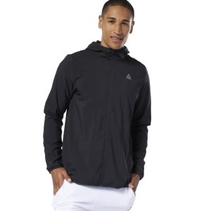 Reebok Training Essentials Woven Jacke Herren - Schwarz - DE 319-WBP